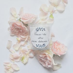 Bougie témoins spécial mariage