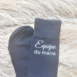 chaussettes personnalisées pour témoins